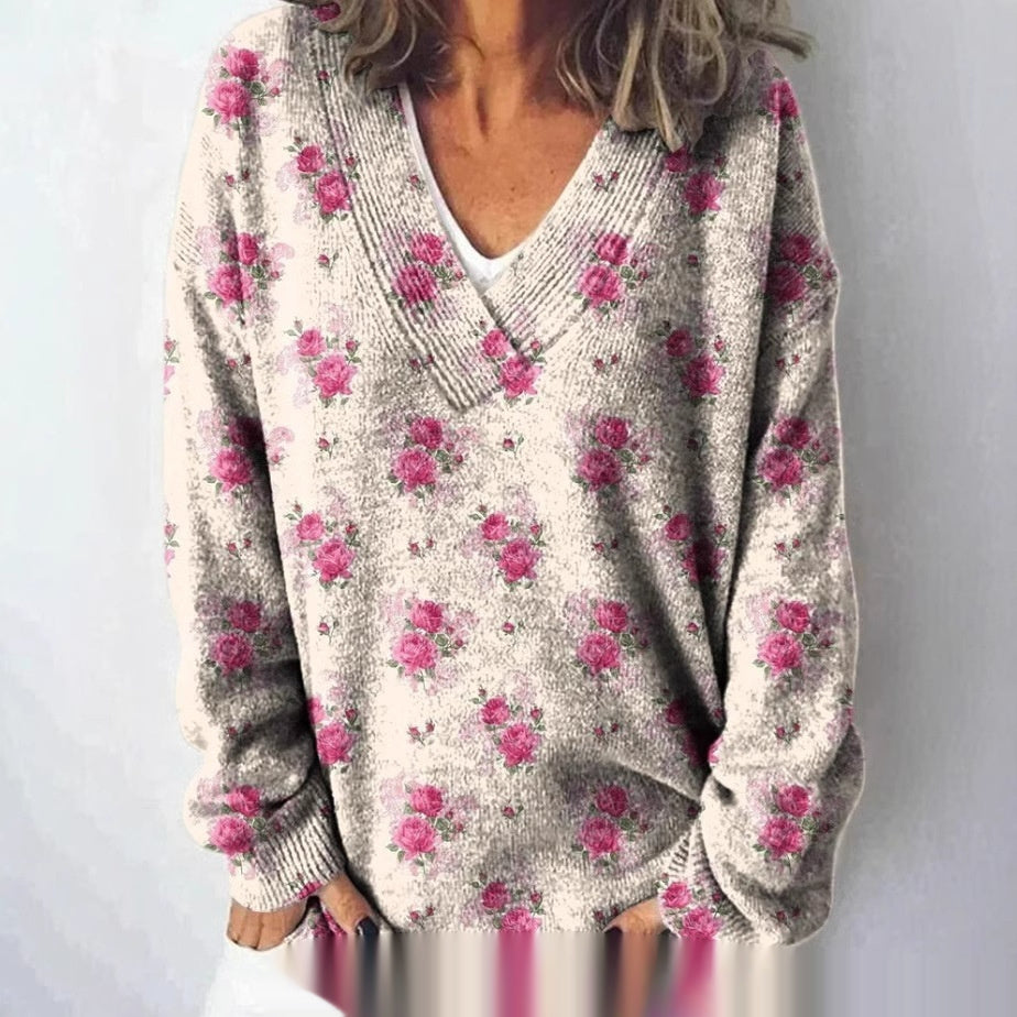 3D Animal Pattern Printed Casual Women's Sweater