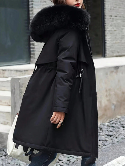 Hooded Loose Fit Slim Windproof Winter Jacket