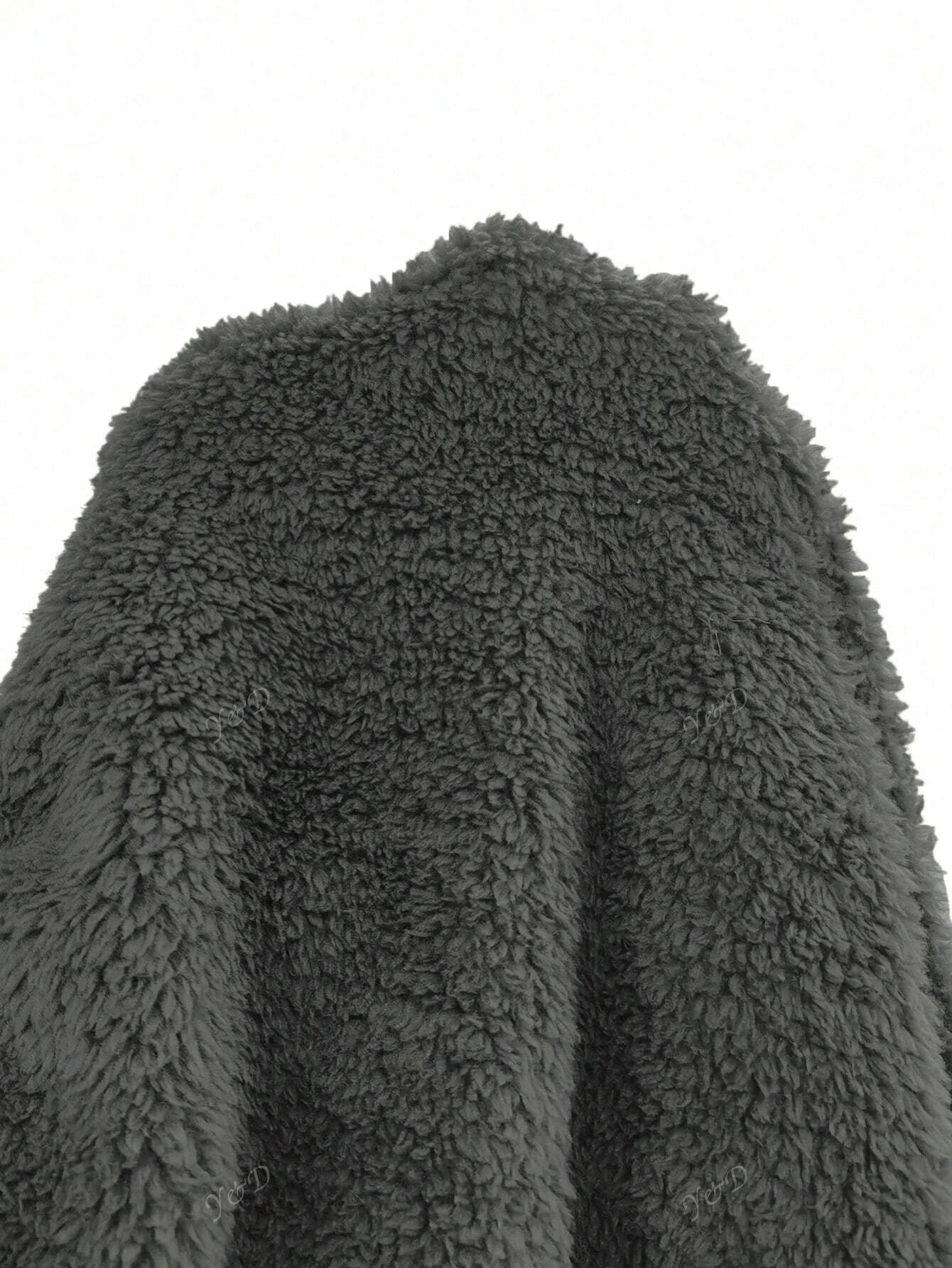 Leisure Commuting Style Thick Long Sleeved Hooded Long Jacket