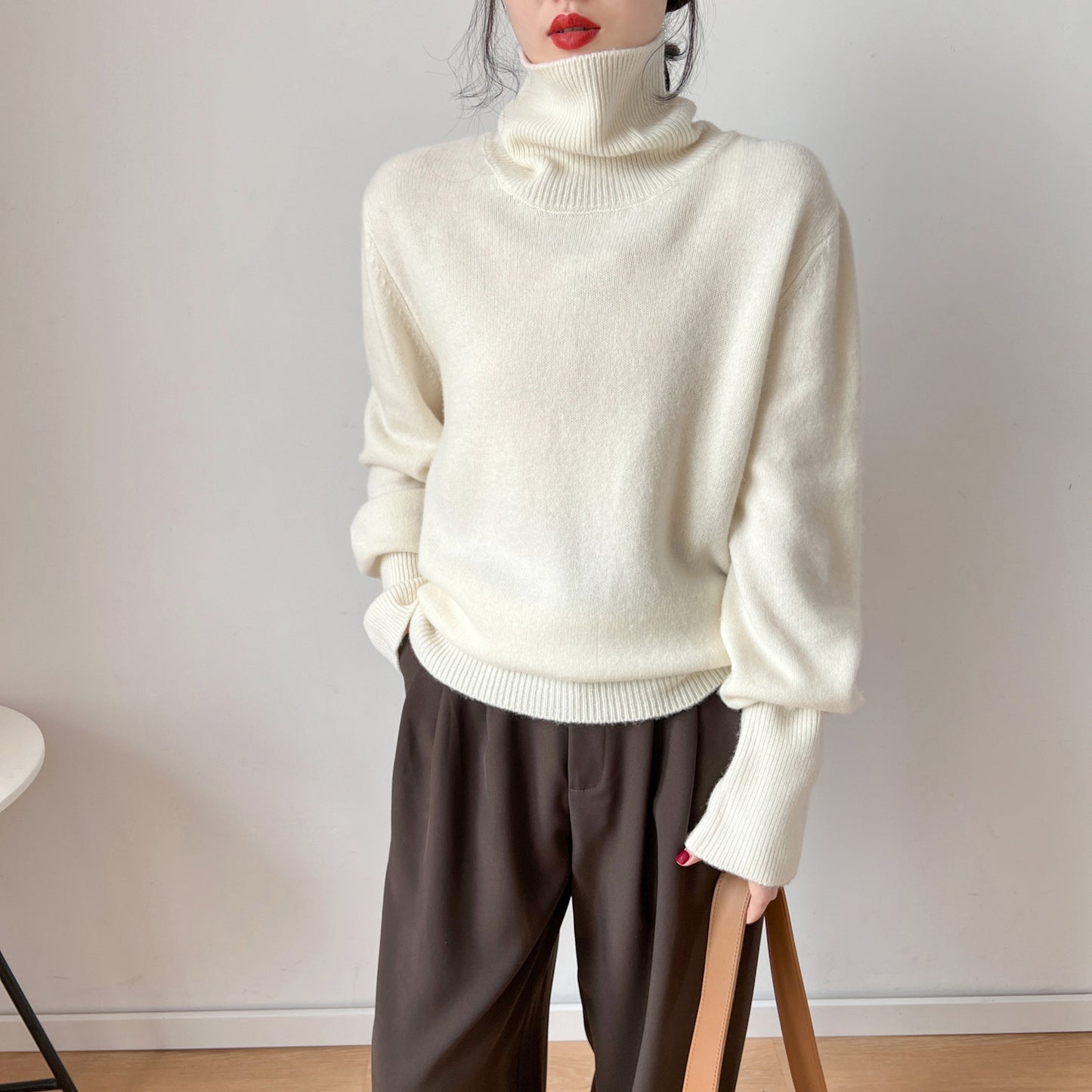 Loose Comfortable Retro Inner Wear Women's Sweater