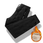 Men's Trousers Winter Velvet Thickening Loose Fleece Pants With Zip Pocket Large Size Windproof Warm Jogging Pants