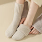 Tube Winter Thickened Maillard Terry Velvt Plush Snow Socks