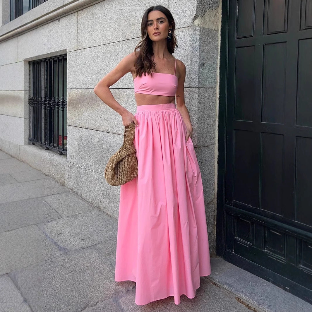 Cotton Suspender European And American Sexy Underwear Skirt Suit