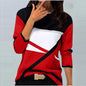 Casual Striped Long Sleeve Round Neck T-shirt