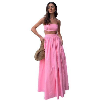 Cotton Suspender European And American Sexy Underwear Skirt Suit