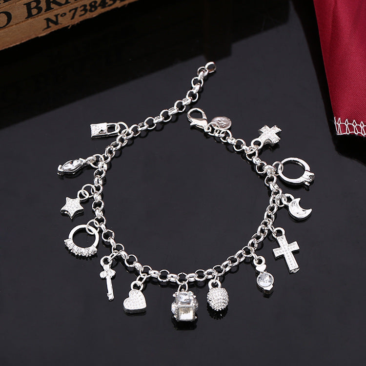 Graceful And Fashionable Thirteen Hanging Bracelet For Women