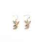Cute Full Diamond Rabbit Stud Earrings Women