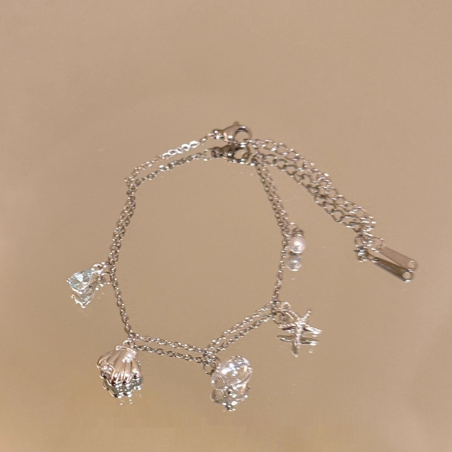 Starfish Shell Opal Pearl Bracelet For Women