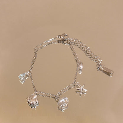 Starfish Shell Opal Pearl Bracelet For Women