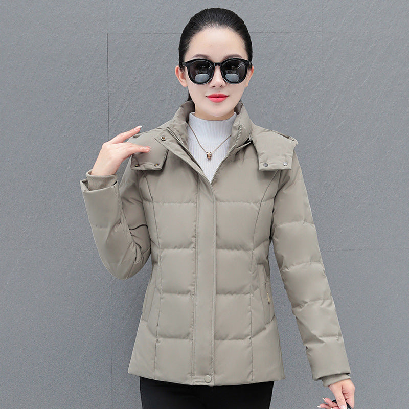 Down Jacket Women's Short Thick Warm Jacket