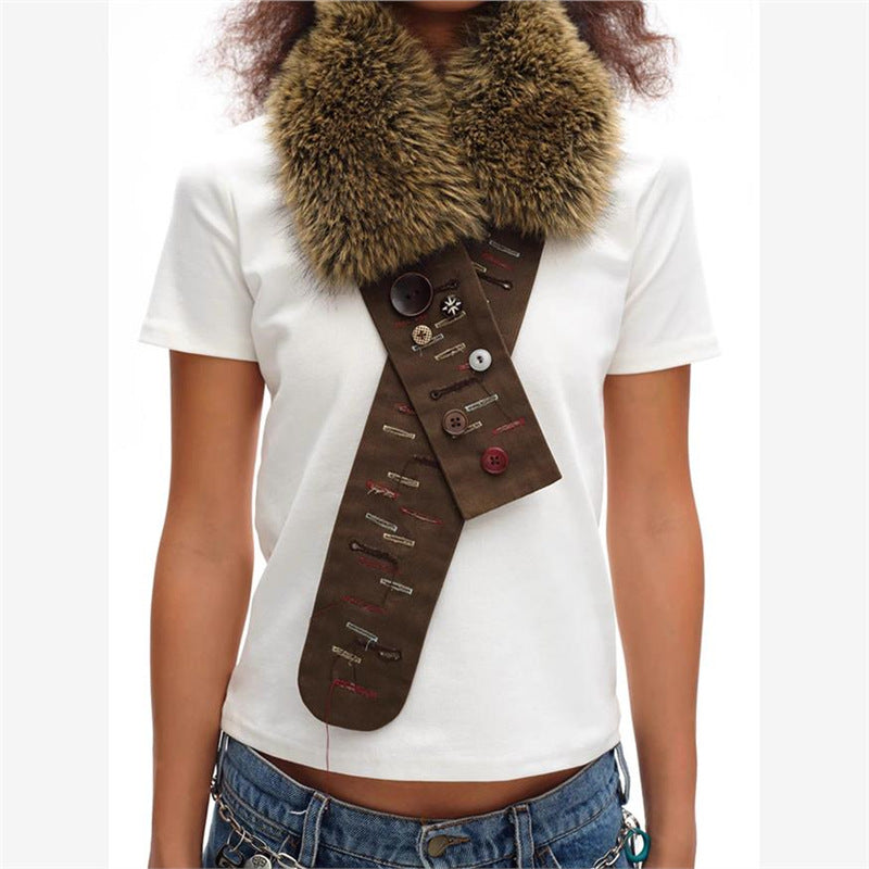 Dopamine Buttonhole Leather Belt Wear Matching Style