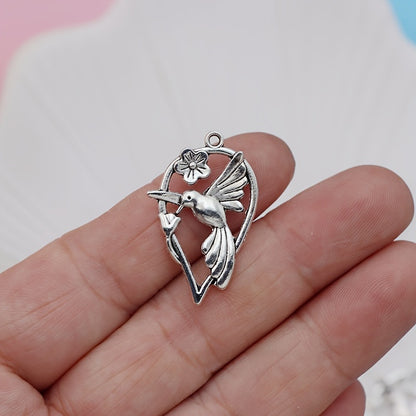 Alloy Flying Bird Series Accessories Diy Bracelet Necklace Cuckoo Pendant