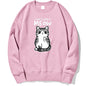Cartoon Kitten Pattern Sweater European Size