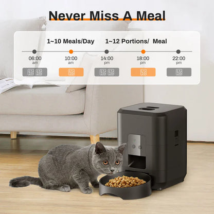 MASAPETS™ Smart Auto Feeder – App Control & Camera