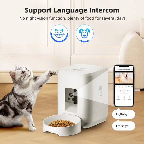 MASAPETS™ Smart Auto Feeder – App Control & Camera