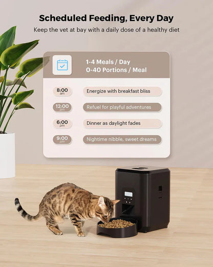 MASAPETS™ Smart Auto Feeder – App Control & Camera