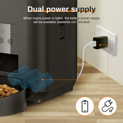 MASAPETS™ Smart Auto Feeder – App Control & Camera