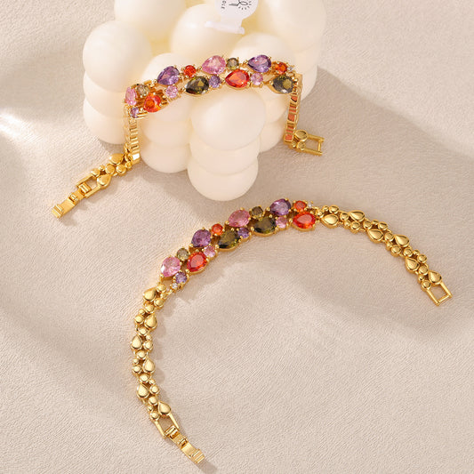 New Beads Double-layer Crystal Bracelet For Women