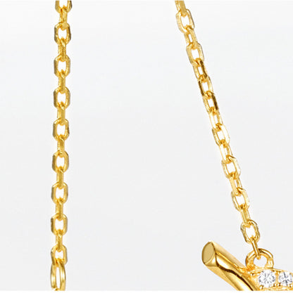 Simple Style Personalized Leaf Clavicle Chain