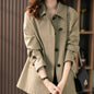 British Style Short Trench Coat Textured Spring And Autumn Women's Clothing