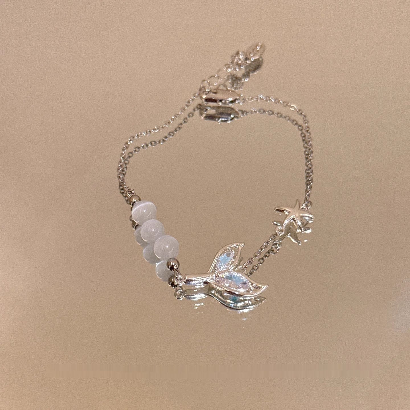 Starfish Shell Opal Pearl Bracelet For Women