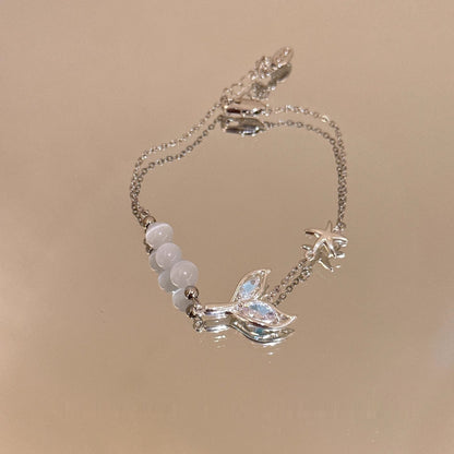 Starfish Shell Opal Pearl Bracelet For Women