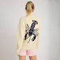 Women's Cardigan Long Sleeve Shrimp Printed Knitted