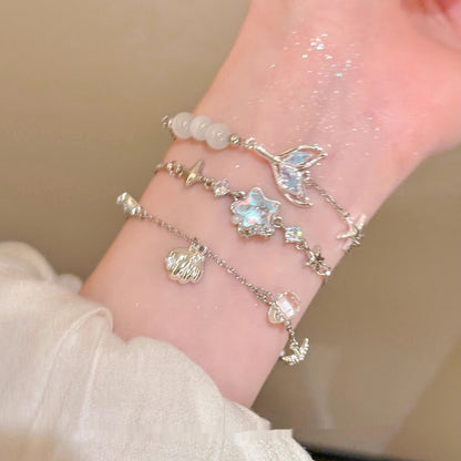 Starfish Shell Opal Pearl Bracelet For Women