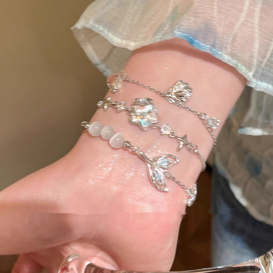 Starfish Shell Opal Pearl Bracelet For Women